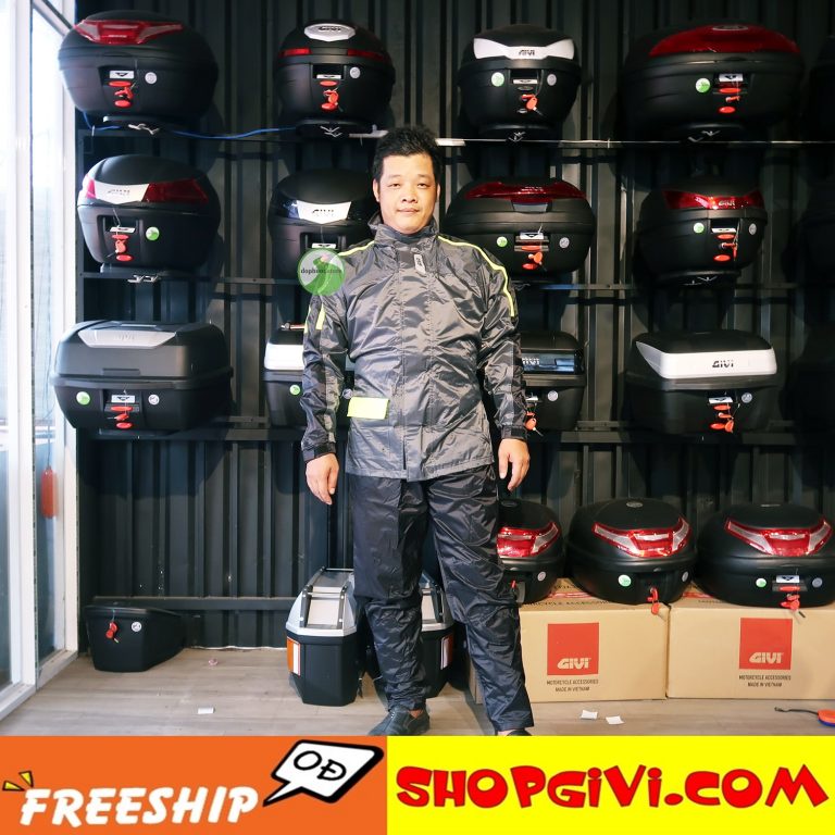 Bộ quần áo mưa 2 lớp Givi CRS01 - chính hãng