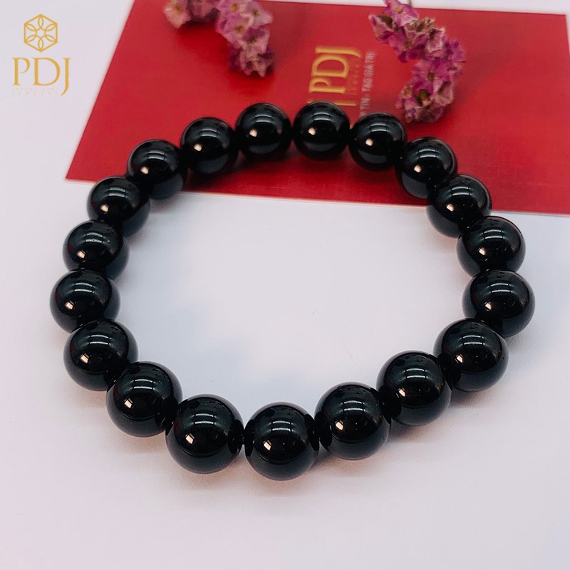 Ảnh Vòng tay đá mã não đen PDJ - Kèm hộp đựng cao cấp - PD0012 - Trang sức PDJ 2