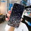 Ốp điện thoại họa tiết kim tuyến lấp lánh cho SAMSUNG GALAXY M32 A12 A22 A32 4G 5G A52 A72