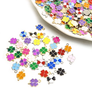 Set 4 Mặt Trang Sức Hình Cỏ Bốn Lá