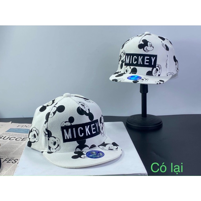 [BÉ 3-7TUỔI] MŨ HIPHOP,SNAPBACK IN MYCKEY CHO BÉ