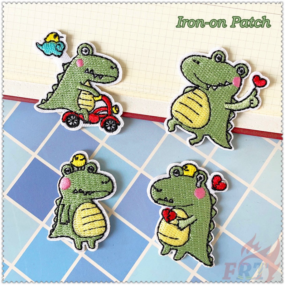 ️ Miếng Dán Ủi: Cá Sấu Vui Nhộn ️1 Sticker Ủi Thêu Hình Cá Sấu Dễ ...