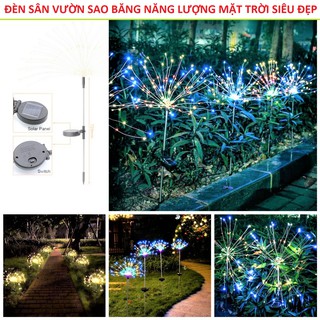 ĐÈN NĂNG LƯỢNG MẶT TRỜI SAO BĂNG TRANG TRÍ SÂN VƯỜN BAN CÔNG LOẠI XỊN SIÊU ĐẸP BỀN