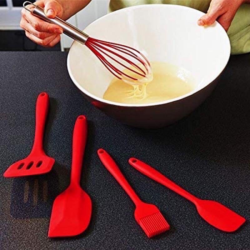 Dụng cụ làm bánh silicon 5món AN TOÀN SẠCH SẼ ĐẢM BẢO CHẤT LƯỢNG