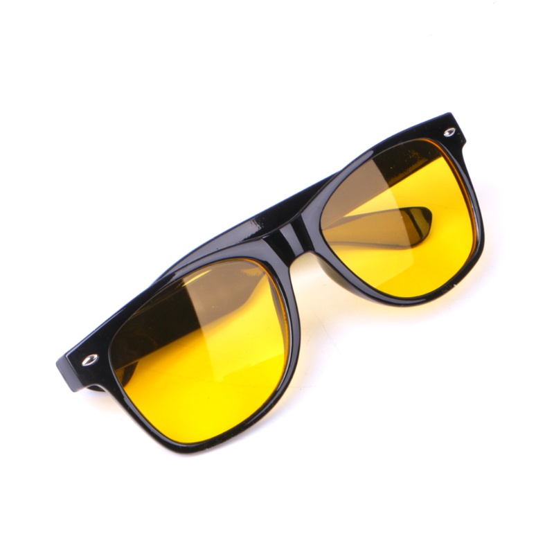 Fl Night for Vision Glass Unisex Kính mắt lái xe màu vàng Chống chói Thiết bị trực quan để đi du lịch ngoài trời Cắm trại