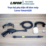Máy phun áp lực nước Lavor Smart120, máy rửa xe motor chổi than - Áp suất 120 bar siêu mạnh — ảnh 8