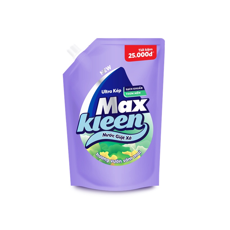 Ảnh Túi Nước Giặt Xả MaxKleen Hương Vườn Sớm Mai 2,4kg 1