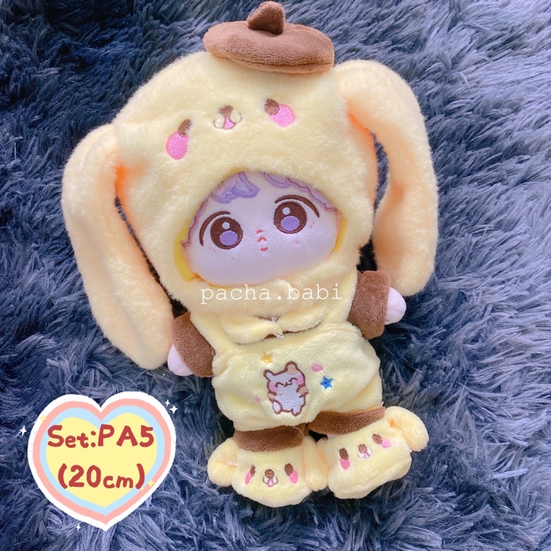 [CÓ SẴN]SET POMPOMPURIN 4 MÓN CHO DOLL 20cm | Shopee Việt Nam
