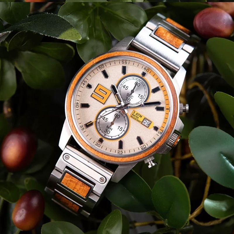 Đồng hồ đeo tay nam vỏ gỗ WoodWatch GT103 ( HOT)