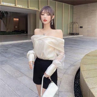 Voan tơ trễ vai