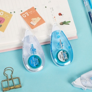 2 Cái / bộ Trong Suốt Chấm Keo Con Lăn Dính Chắc Chắn Pha Chế Băng Hai Mặt Chấm Băng Kawaii Văn Phòng Phẩm Đồ Dùng Học Tập