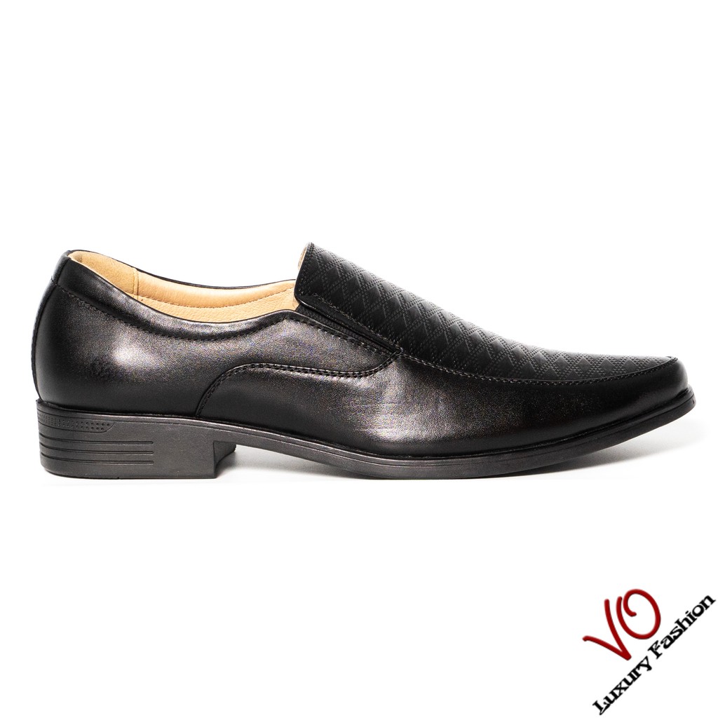 Ảnh Giày tây da bò thật màu đen thanh lịch VO Shoes_9931 2