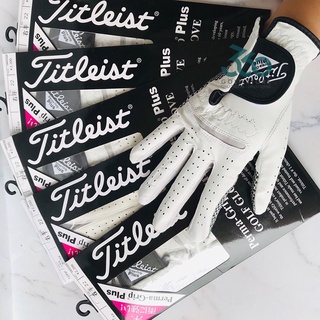 Găng Tay Golf Nam Titleist trắng - 1 Tay Bên Trái Lòng Bàn Tay Thiết kế Cao Su Non Dạng Lưới Chống Trượt Cực Tốt