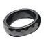 Yoo Hematite Đá Nhẫn Nữ Unisex Lo Âu Cân Bằng Rễ Luân Xa Ban Nhạc Nhẫn