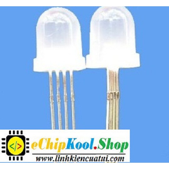 Led RGB đục 10mm âm chung - SL 10 con | Shopee Việt Nam