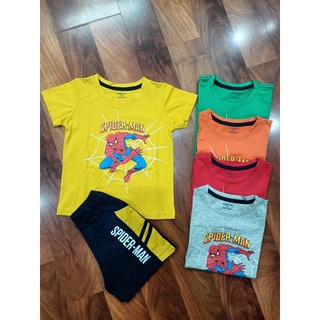 Bộ cộc người nhện bé trai, bộ cotton chui đầu bé trai, bộ nhện siêu nhân bé trai hàng VNXK 3tuổi đến 7 tuổi