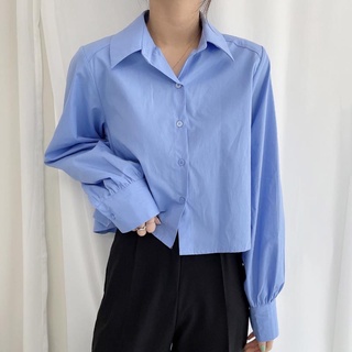 Áo sơ mi dài tay thời trang Hàn Quốc dành cho nữ