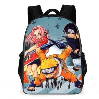 Naruto Anime Ba Lô Unisex Trẻ Em Kakashi Itachi Học Sinh Học Sinh Túi Sasuke Dung Tích Lớn Ngoài Trời Túi Du Lịch