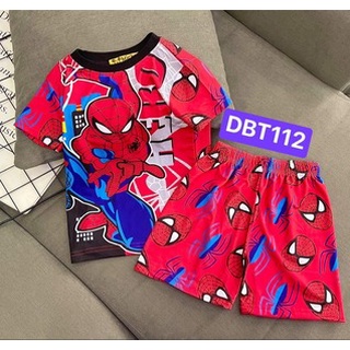 [7-10kg] Set đồ bộ thun lạnh in 3D loại 1 mềm mịn mát họa tiết bao cưng cho bé nhỏ