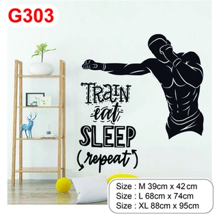 Decal dán trang trí phòng GYM, tạo động lực, tăng sức tập, thu hút khách hàng P11