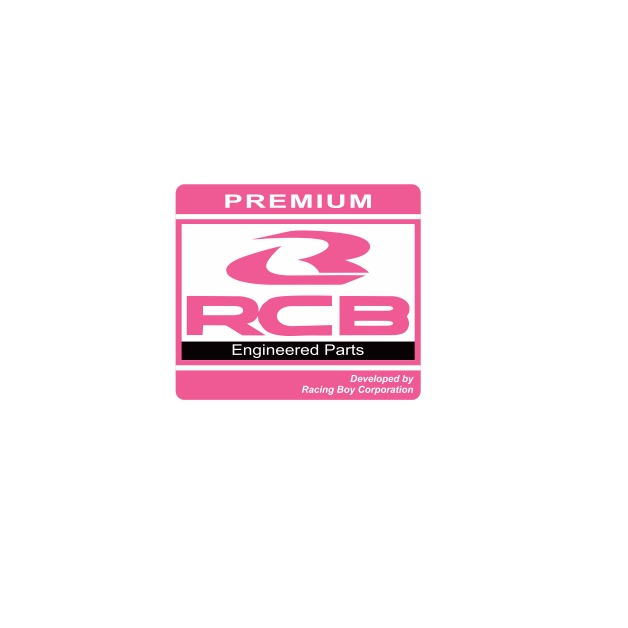 Tem dán phuộc RCB Racingboy hồng. Decal cao cấp chống nước không bay màu