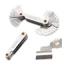 VVDZA Ren Cắm Đồng Hồ Đo Thép Carbon Metric Inch 55 / 60 Độ Gear Răng Đồng Hồ Đo