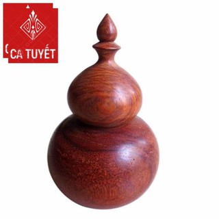 Hộp Đựng Tăm Hồ Lô Gỗ Hương Tiện Nuyên Khối