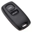 Uncut Key Thay thế 2 nút Keyless Entry Remote Key Fob Shell Case và Button Pad Tương thích với 2 3 6 323 626