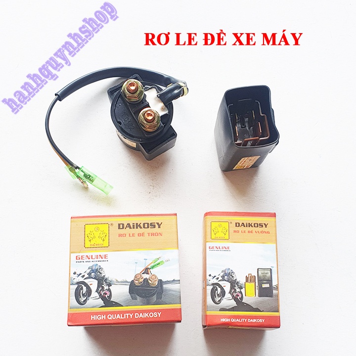 Rơ le đề xe máy, rơ le đề tròn, rơ le đề vuông | Shopee Việt Nam
