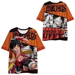Áo Thun Anime One Piece Unisex - Hình Dáng Luffy, Zoro, Nami và Sanji - Phù Hợp Nhiều Kích Cỡ