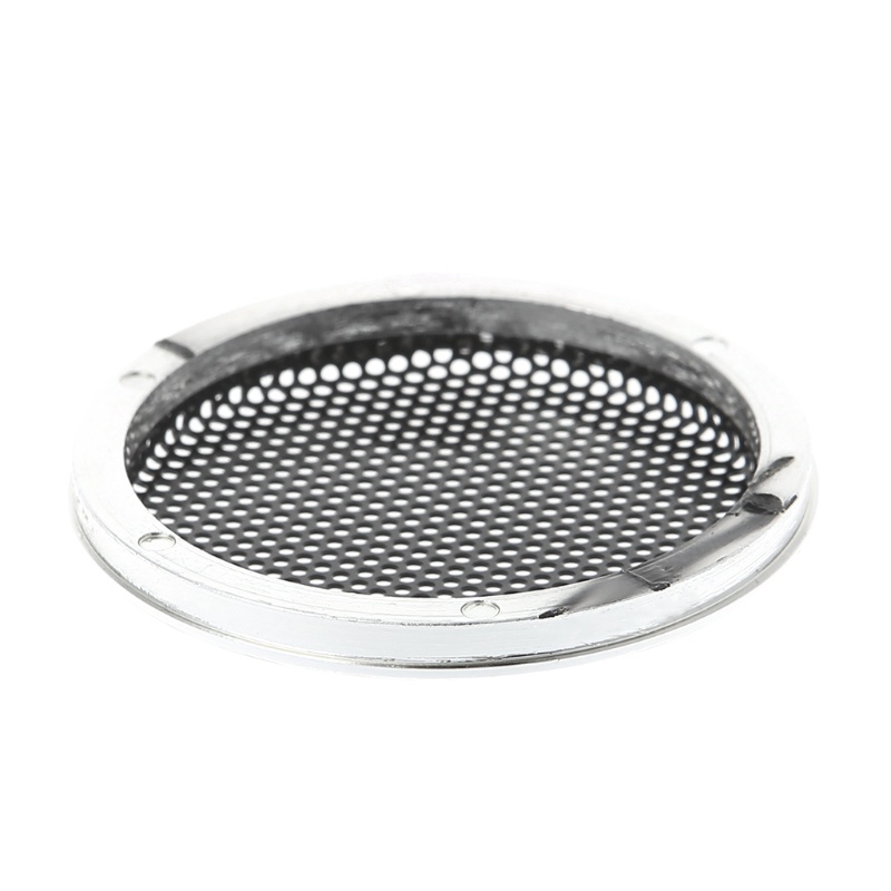 Bộ 2 Khung Lưới Thép Hình Tròn 2inch Bảo Vệ Loa Xe Hơi