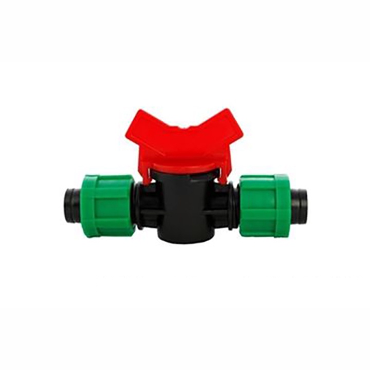 100 van khóa nhỏ giọt dẹp 16mm, van khóa ống tưới nhỏ giọt 16