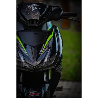 Tem Rời Dán Xe Winner X Mẫu Chữ RS Xanh Lá Đen Cực Chất, Hàng 3 Lớp Chất Lượng Cao .Team Decal