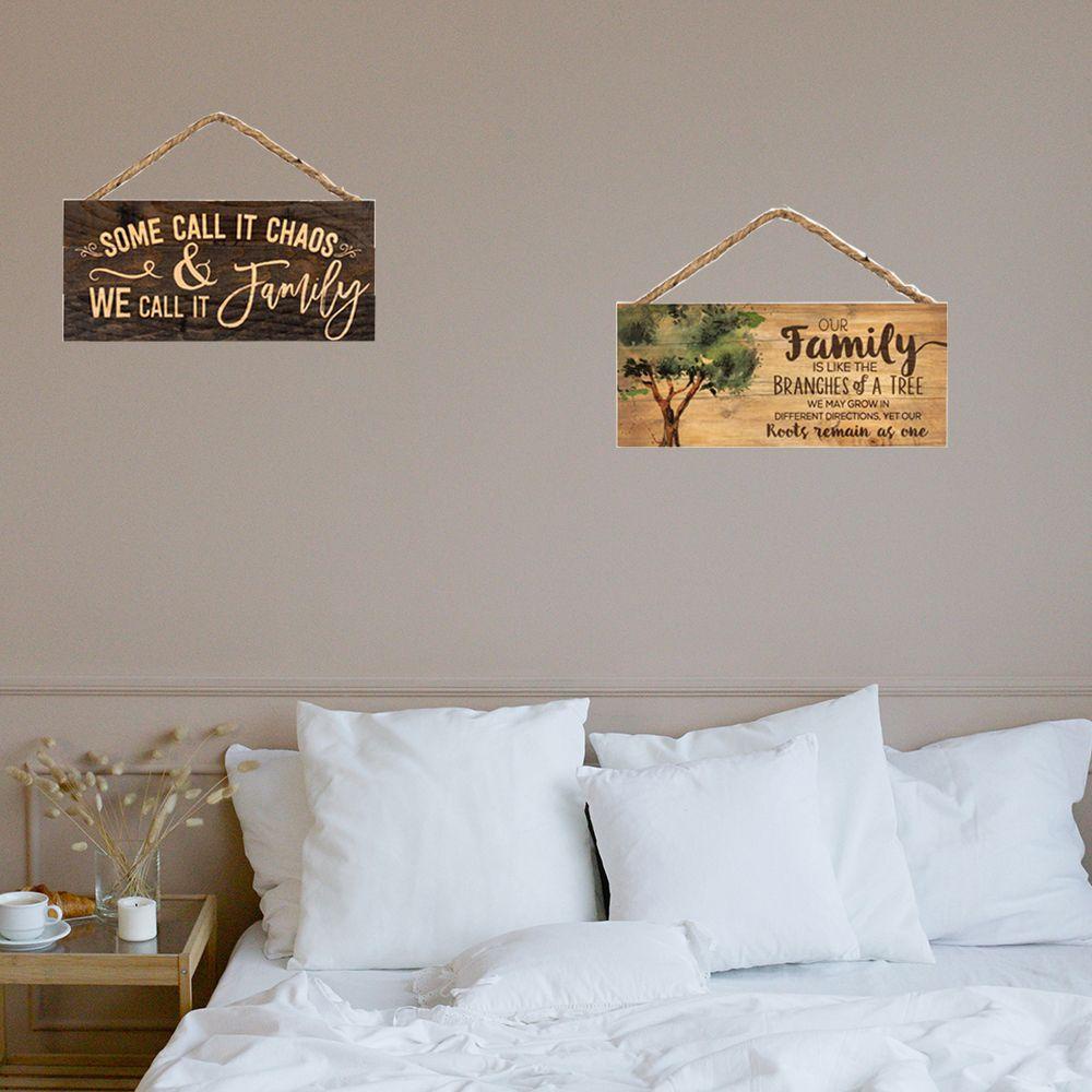 AWNGD Chào Mừng Ký Hiệu Treo Tường Nghệ Thuật Trang Trí Gia Đình Ngọt Ngào Trang Trí Tường Pediments Cửa Biển