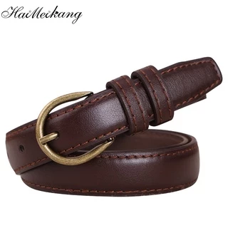 Dây thắt lưng HAIMEIKANG da PU mềm mại phong cách Hàn Quốc cổ điển đơn giản thời trang