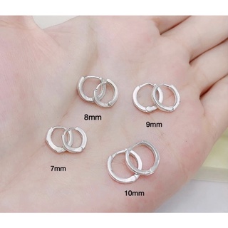 Bông bấm tròn cá tính_Bạc ta nguyên chất chính hãng_Bạc LOPA