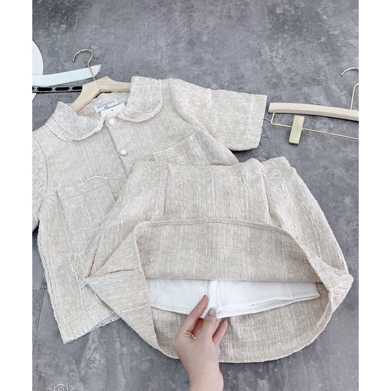 Set dạ xước Cổ bèo