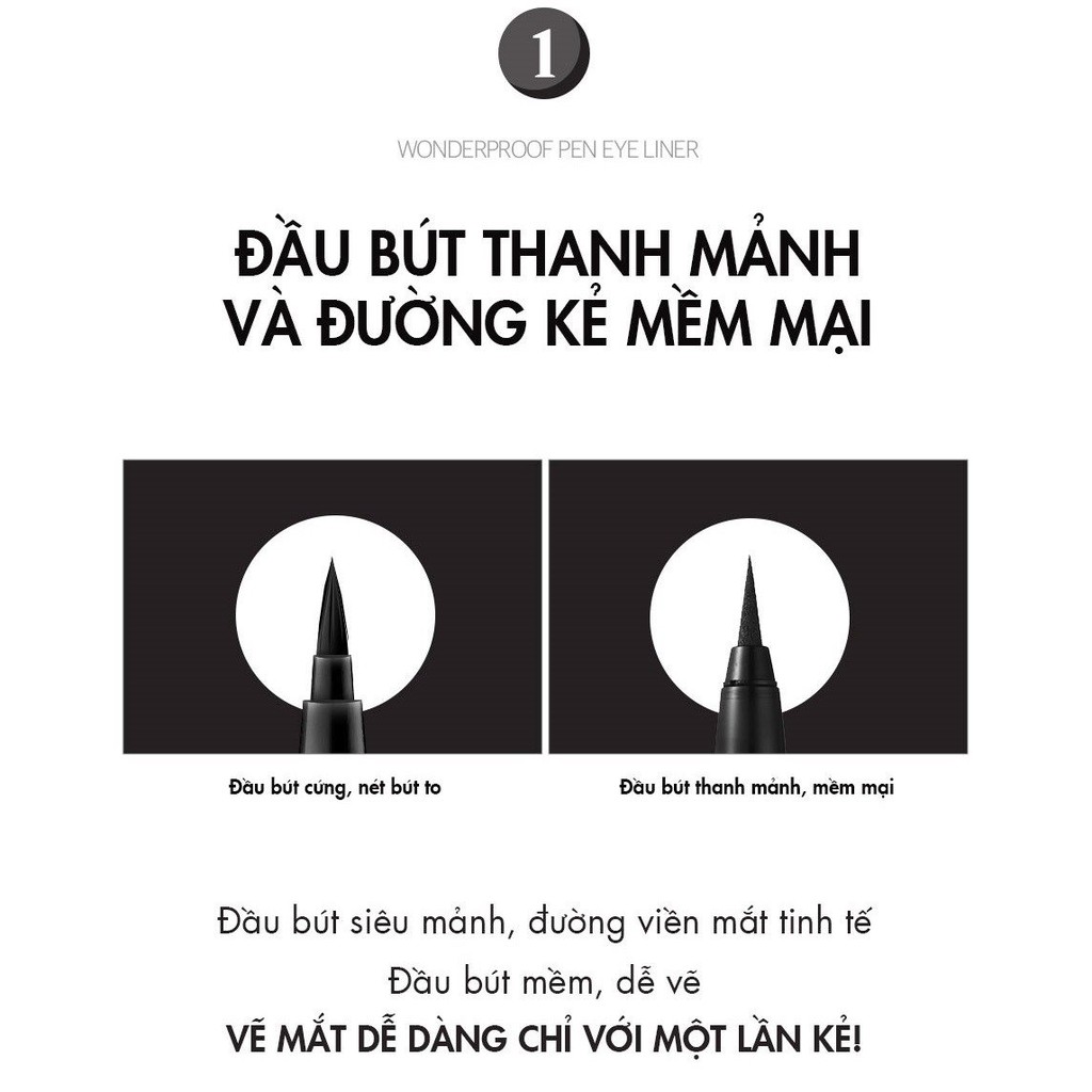 Ảnh Bút Kẻ Mắt Nước Không Lem Chống Thấm Nước B.O.M 0.5g 4