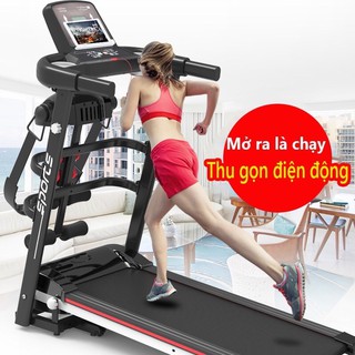 Máy Chạy Bộ Điện Đa Năng A7S Kèm đai massage, tạ tay- Động cơ 2.5HP - Bảo hành 5 năm- Kèm Video, hình ảnh thật