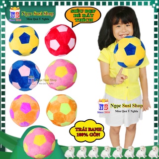 [LOẠI 1 CAO CẤP] THÚ BÔNG GỐI ÔM TRÁI BANH SIÊU MỀM MỊN NHIỀU MÀU CHO BÉ - GẤU BÔNG HÌNH TRÁI BANH
