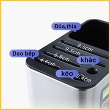 Kệ đựng dao, đũa thìa đa năng bằng chất liệu inox