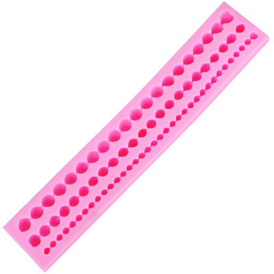 Khuôn Silicone Tạo Hình Làm Bánh Kẹo Hình Vòng cổ Ngọc Trai 3D