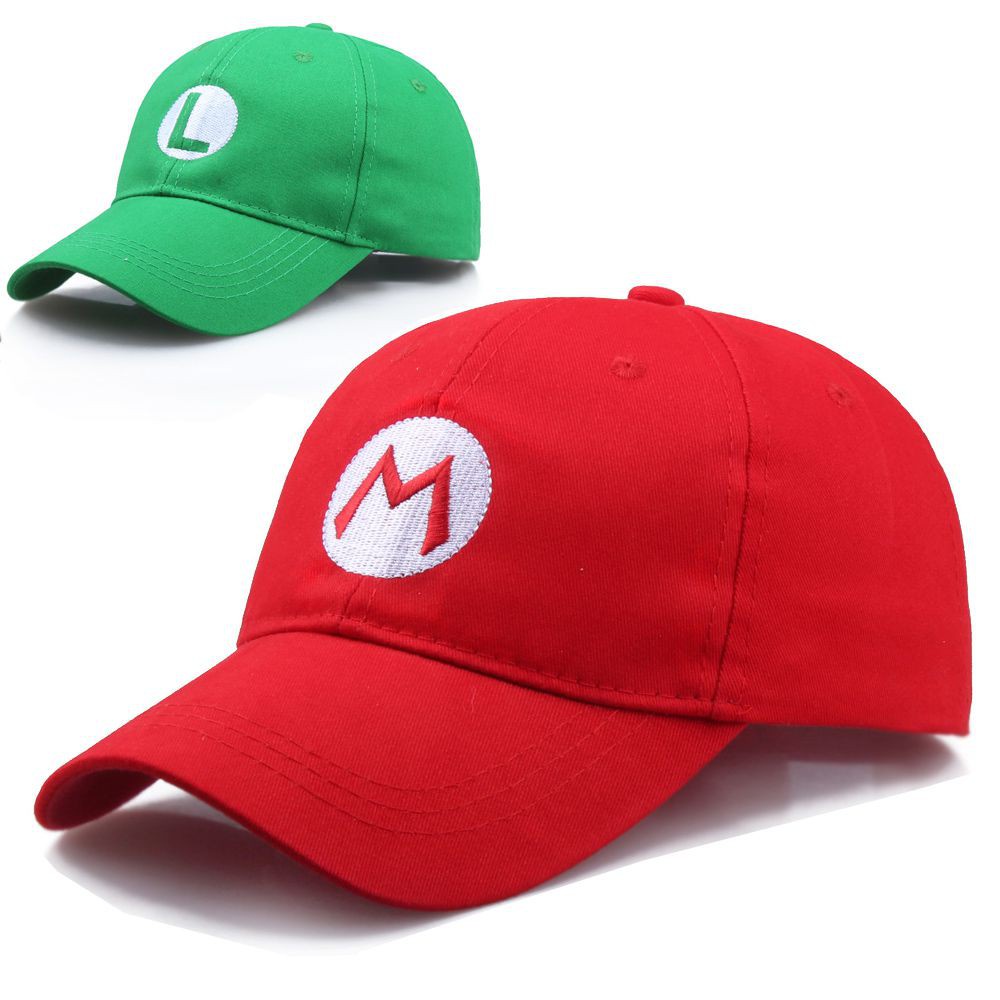 Trò chơi Chic Luigi Super Mario Bros Người lớn Cosplay Mũ bóng chày