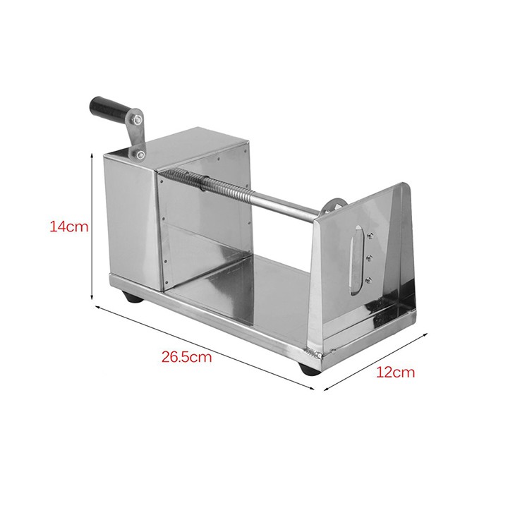 Cắt khoai tây kiểu xoáy phủ bột phomat chiên thơm giòn