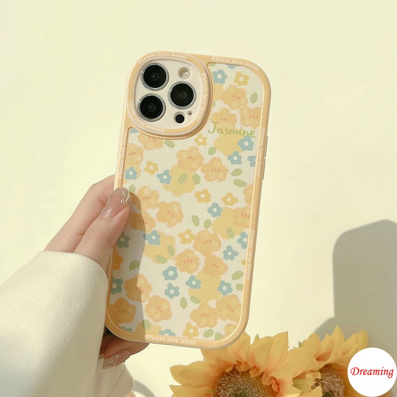 Ốp Lưng Samsung Galaxy A05 A04 A03 A15 A14 A13 A22 A23 A24 A30 A31 A32 A33 A34 A50 A51 A52 A53 A54 A70 A71 A72 A73 Hình Bầu Dục Mắt Lớn Mềm Mại Ốp Lưng Điện Thoại Họa Tiết Hoa Nhỏ