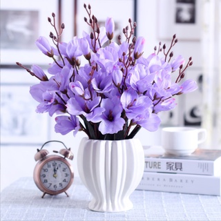 Hoa Giả- Hoa Diên Vĩ 43cm 5 Nhánh Decor Nhà Cửa, Studio Tinh Tế, Sang Trọng, Quý Phái