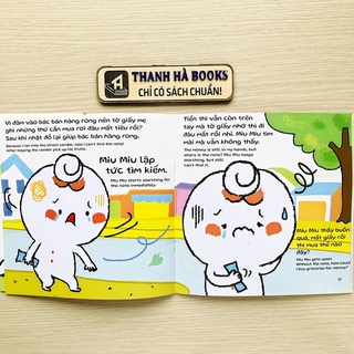 Sách Ehon Kĩ Năng Sống - Miu Miu Tự Lập Phần 2 - Song Ngữ Anh - Việt 1-6 tuổi (8 cuốn lẻ tùy chọn)