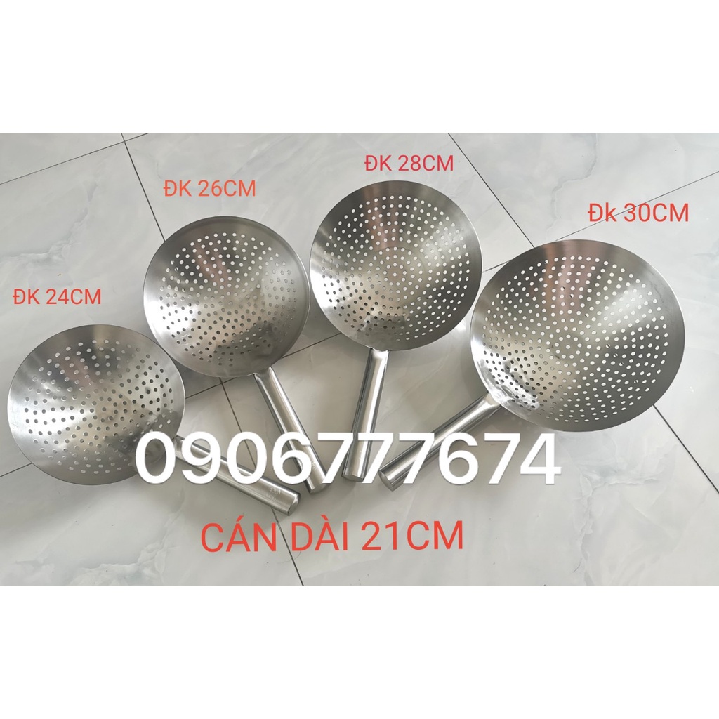 Vợt Vớt Xương/ Vớt Mì Cán Inox Loại 1 dày 1,6 ly. | Shopee Việt Nam