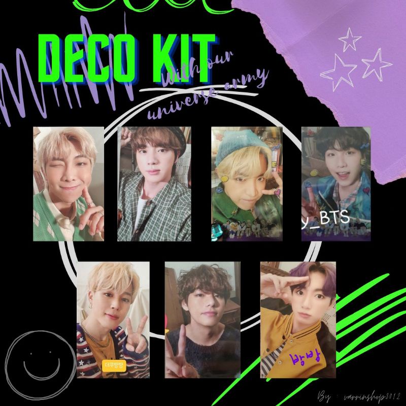 VStore - duyendo97 [BTS] DECO KIT RANDOM CARD | Card random trong ...