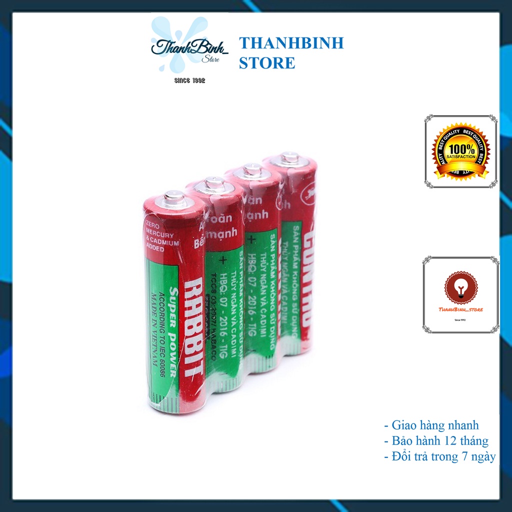 1 ĐÔI PIN CON THỎ (2A- 1.5V) CÁC LOẠI CHO ĐIỀU KHIEN/ ĐỒNG ĐỒ/ ĐÀI- ĐÈN ...